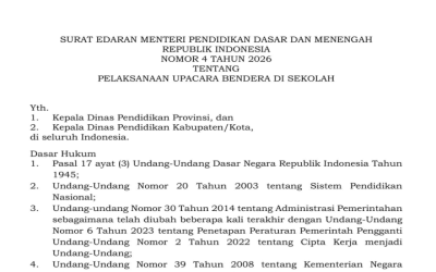 Pelaksanaan Upacara Bendera cerdasberkarakter.kemendikdasmen.go.id
