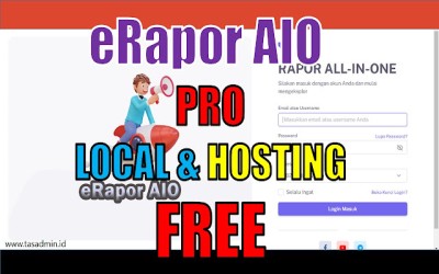 e-Rapor AIO Pro 2024.c Versi Local dan Hosting