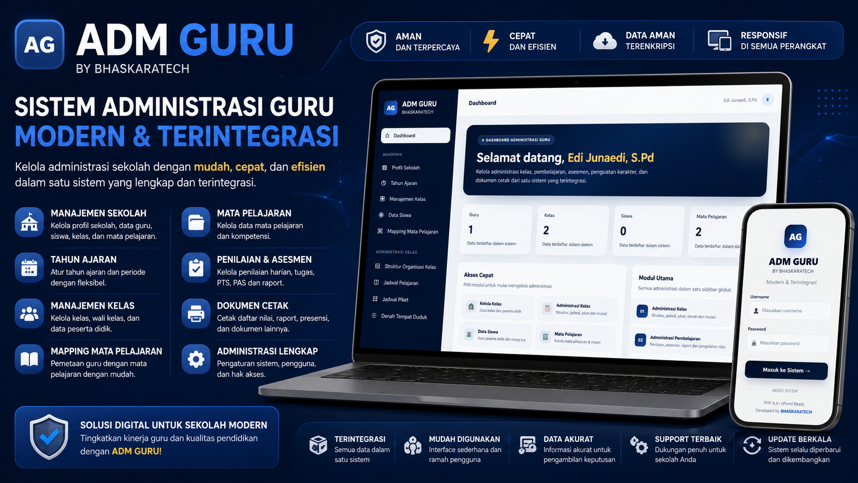 ADM GURU PRO — Sistem Administrasi Guru Modern & Terintegrasi